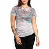 Affliction Clothing T-Shirt Pour Dames - Aqualotus -T-Shirts soldes affliction clothing t shirt pour dames aqualotus