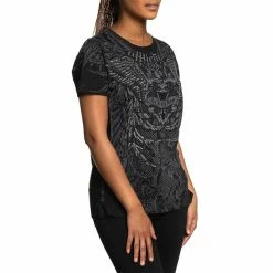 Affliction Clothing T-Shirt Pour Dames - Olivia Pearl -T-Shirts soldes affliction clothing t shirt pour dames olivia pearl3