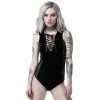 Body Killstar - Saya Lace-delic -T-Shirts soldes body killstar saya lace delic