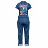 Combinaison Denim Queen Kerosin - Combinaison Motor Service Kaki -T-Shirts soldes combinaison denim queen kerosin combinaison motor service kaki 3