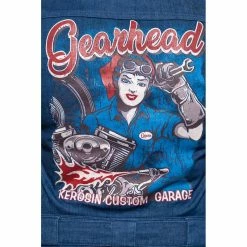 Combinaison Denim Queen Kerosin - Combinaison Motor Service Kaki -T-Shirts soldes combinaison denim queen kerosin combinaison motor service kaki 33