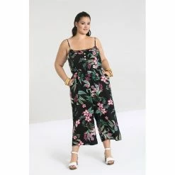 Combinaison Hell Bunny - Kalani Noir -T-Shirts soldes combinaison hell bunny kalani noir4