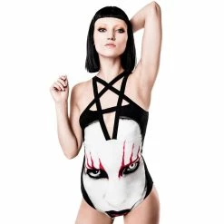 T-Shirts soldes 5 Combinaison Killstar X Marilyn Manson - Eat The Bitch