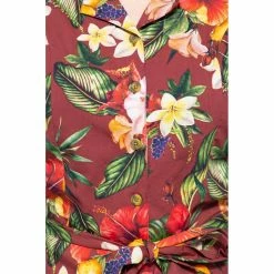 Combinaison Queen Kerosin - Tropical Mambo Burgundy 11 Combinaison Queen Kerosin - Tropical Mambo Burgundy -T-Shirts soldes combinaison queen kerosin tropical mambo burgundy5