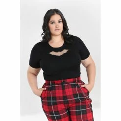 Hell Bunny T-Shirt - Bat Top -T-Shirts soldes hell bunny t shirt bat top 25