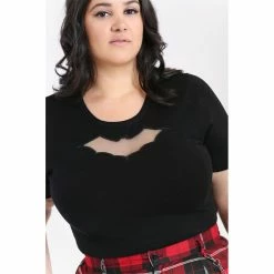 Hell Bunny T-Shirt - Bat Top -T-Shirts soldes hell bunny t shirt bat top 26