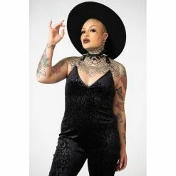 KILLSTAR Catsuit - Huntress Black -T-Shirts soldes killstar catsuit huntress black 14