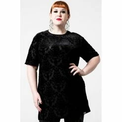 Killstar T-shirt Unisexe En Velours - Poe 11 Killstar T-shirt Unisexe En Velours - Poe -T-Shirts soldes killstar t shirt unisexe en velours poe4