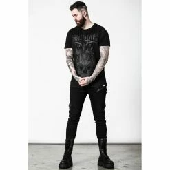 Killstar Unisex T-Shirt - Deimos 8 Killstar Unisex T-Shirt - Deimos -T-Shirts soldes killstar unisex t shirt deimos 23