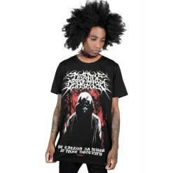 Killstar Unisex T-Shirt - Departed 8 Killstar Unisex T-Shirt - Departed -T-Shirts soldes killstar unisex t shirt departed 22