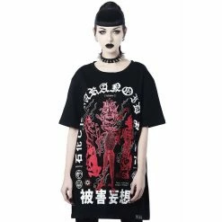 Killstar Unisex T-Shirt - Paranoid -T-Shirts soldes killstar unisex t shirt paranoid 22
