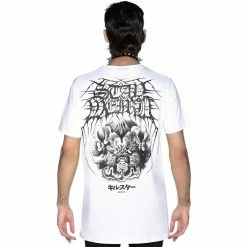 Killstar Unisex T-Shirt - Stay Weird Blanc 9 Killstar Unisex T-Shirt - Stay Weird Blanc -T-Shirts soldes killstar unisex t shirt stay weird blanc2