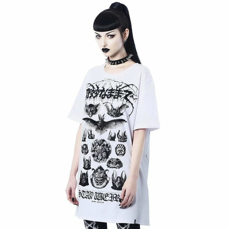 Killstar Unisex T-Shirt - Stay Weird Blanc 6 Killstar Unisex T-Shirt - Stay Weird Blanc – Image 4