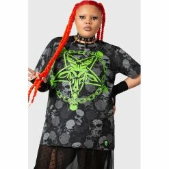 KILLSTAR Unisex T-Shirt - Woodlands -T-Shirts soldes killstar unisex t shirt woodlands 65