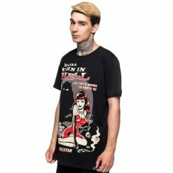 Killstar X Vince Ray Unisex T-Shirt - She Devil 9 Killstar X Vince Ray Unisex T-Shirt - She Devil -T-Shirts soldes killstar x vince ray unisex t shirt she devil 22