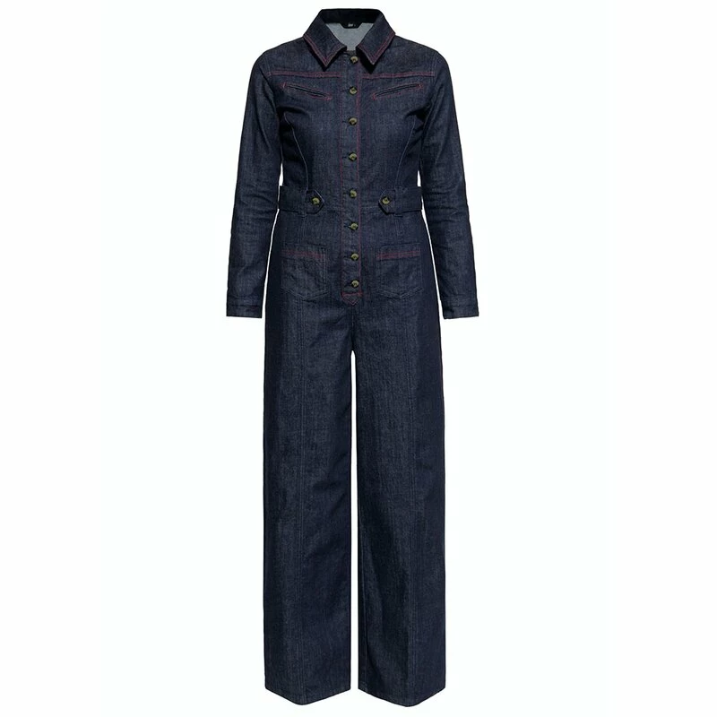 Queen Kerosin Combinaison Denim - Blanko Overall 3 Queen Kerosin Combinaison Denim - Blanko Overall