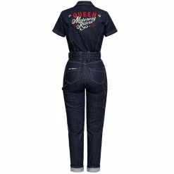 T-Shirts soldes 41 Queen Kerosin Combinaison Denim - Motorway Riders Overall