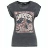 Queen Kerosin T-Shirt - Chopper 1974 Black -T-Shirts soldes queen kerosin t shirt chopper 1974 black 1