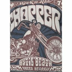 Queen Kerosin T-Shirt - Chopper 1974 Black -T-Shirts soldes queen kerosin t shirt chopper 1974 black 13