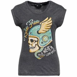 Queen Kerosin T-Shirt - Ride Free South Dakota Black