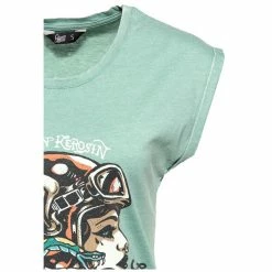 Queen Kerosin T-Shirt - Snake Girl -T-Shirts soldes queen kerosin t shirt snake girl 23