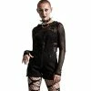 Salopette Killstar Denim - Damaged Goods -T-Shirts soldes salopette killstar denim damaged goods