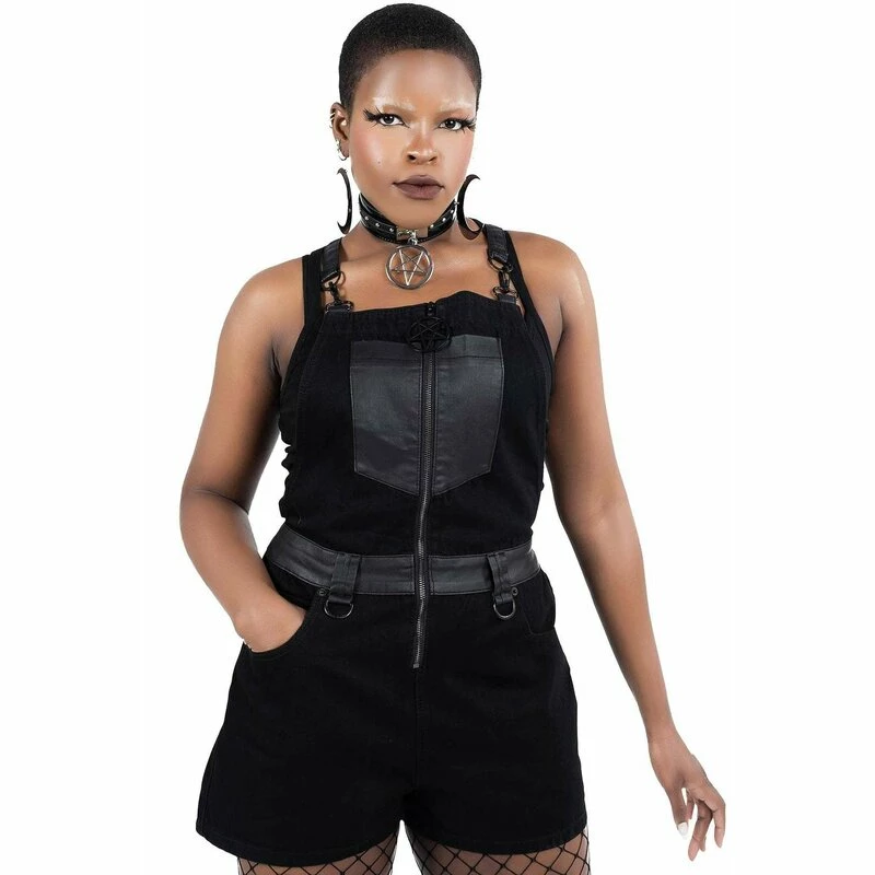 Salopette Killstar Denim - Dean 3 Salopette Killstar Denim - Dean