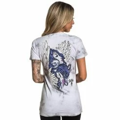 Sullen Clothing T-shirt Pour Femmes - Angel Ink -T-Shirts soldes sullen clothing t shirt pour femmes angel ink4
