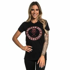 T-Shirts soldes 33 Sullen Clothing T-shirt Pour Femmes - Brick Badge