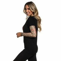 T-Shirts soldes -T-Shirts soldes sullen clothing t shirt pour femmes brick badge2