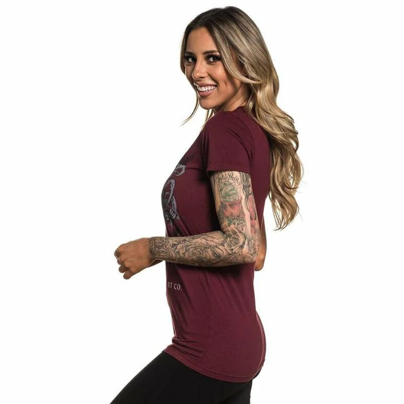 Sullen Clothing T-shirt Pour Femmes - Earth Badge 5 Sullen Clothing T-shirt Pour Femmes - Earth Badge – Image 3