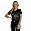Sullen Clothing T-shirt Pour Femmes - Kings -T-Shirts soldes sullen clothing t shirt pour femmes kings