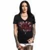 Sullen Clothing T-shirt Pour Femmes - Love Bite 2 Sullen Clothing T-shirt Pour Femmes - Love Bite -T-Shirts soldes sullen clothing t shirt pour femmes love bite