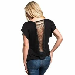 Sullen Clothing T-shirt Pour Femmes - Queen Of Hearts Dolman -T-Shirts soldes sullen clothing t shirt pour femmes queen of hearts dolman3