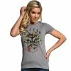 Sullen Clothing T-shirt Pour Femmes - Restez Affamé -T-Shirts soldes sullen clothing t shirt pour femmes restez affame