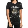 Sullen Clothing T-shirt Pour Femmes - Tiger Blade 2 Sullen Clothing T-shirt Pour Femmes - Tiger Blade -T-Shirts soldes sullen clothing t shirt pour femmes tiger blade