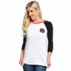 Sullen Clothing T-shirt Raglan à Manches 3/4 - Growler -T-Shirts soldes sullen clothing t shirt raglan r manches 3 4 growler