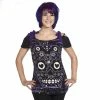 T-Shirt Banned Purple Sugarskull 2 T-Shirt Banned Purple Sugarskull -T-Shirts soldes t shirt banned purple sugarskull