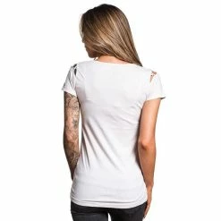 T-shirt Femme Sullen Clothing - Cerises -T-Shirts soldes t shirt femme sullen clothing cerises3