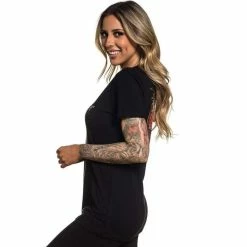 T-shirt Femme Sullen Clothing - Emerald Sky -T-Shirts soldes t shirt femme sullen clothing emerald sky3