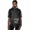 T-shirt Mesh Killstar - Deathstar -T-Shirts soldes t shirt mesh killstar deathstar