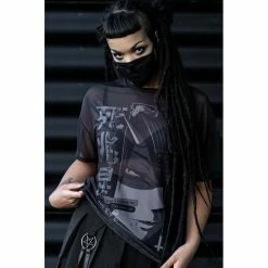 T-shirt Mesh Killstar - Deathstar 8 T-shirt Mesh Killstar - Deathstar -T-Shirts soldes t shirt mesh killstar deathstar2