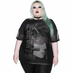 T-shirt Mesh Killstar - Deathstar 10 T-shirt Mesh Killstar - Deathstar -T-Shirts soldes t shirt mesh killstar deathstar4