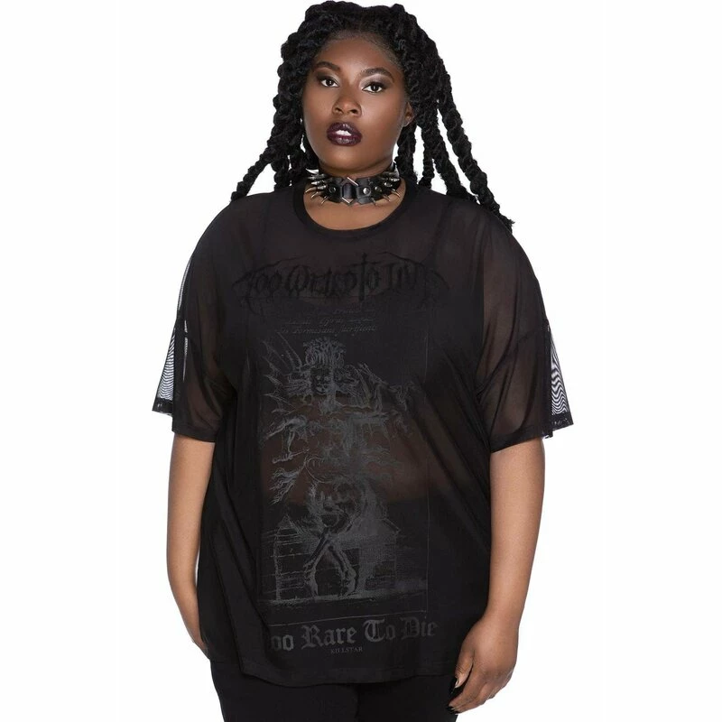 T-shirt Mesh Killstar - Rare To Die 6 T-shirt Mesh Killstar - Rare To Die – Image 4
