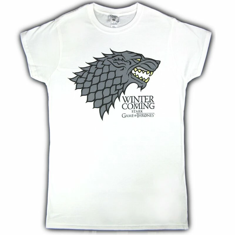 T-shirt Pour Fille De Game Of Thrones - Logo Stark 3 T-shirt Pour Fille De Game Of Thrones - Logo Stark