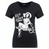 T-shirt Queen Kerosin - Gas & Glory Noir -T-Shirts soldes t shirt queen kerosin gas glory noir