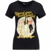 T-Shirt Queen Kerosin - Girl Gang Noir -T-Shirts soldes t shirt queen kerosin girl gang noir