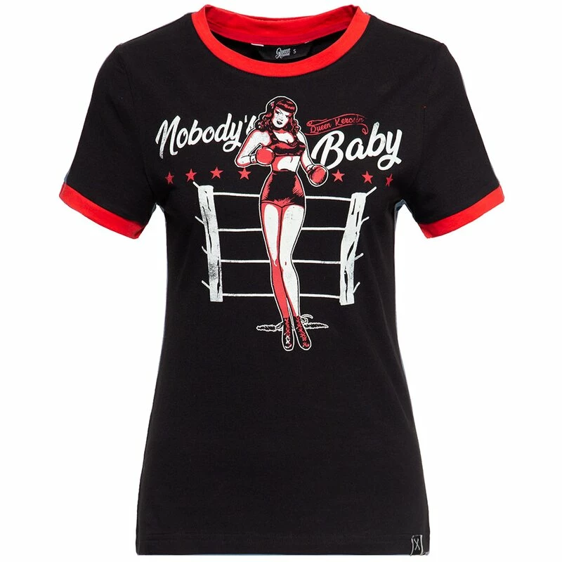 T-shirt Queen Kerosin - Nobody's Baby Noir 3 T-shirt Queen Kerosin - Nobody's Baby Noir