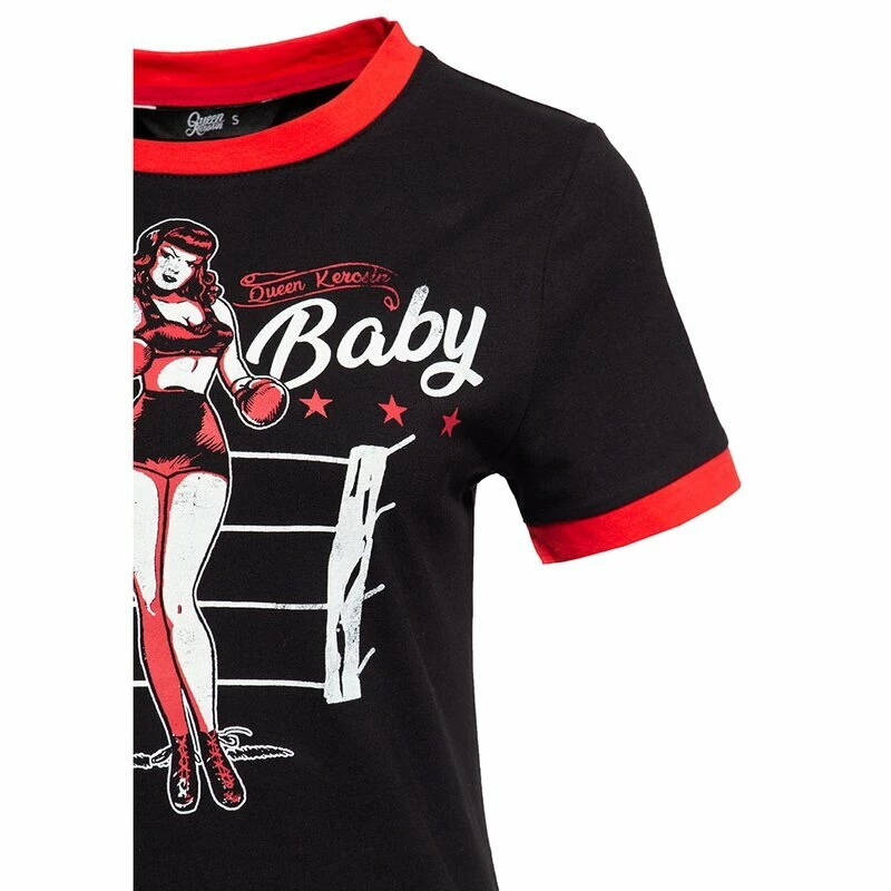 T-shirt Queen Kerosin - Nobody's Baby Noir 5 T-shirt Queen Kerosin - Nobody's Baby Noir – Image 3