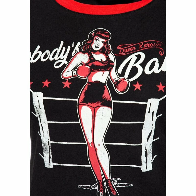 T-shirt Queen Kerosin - Nobody's Baby Noir 6 T-shirt Queen Kerosin - Nobody's Baby Noir – Image 4